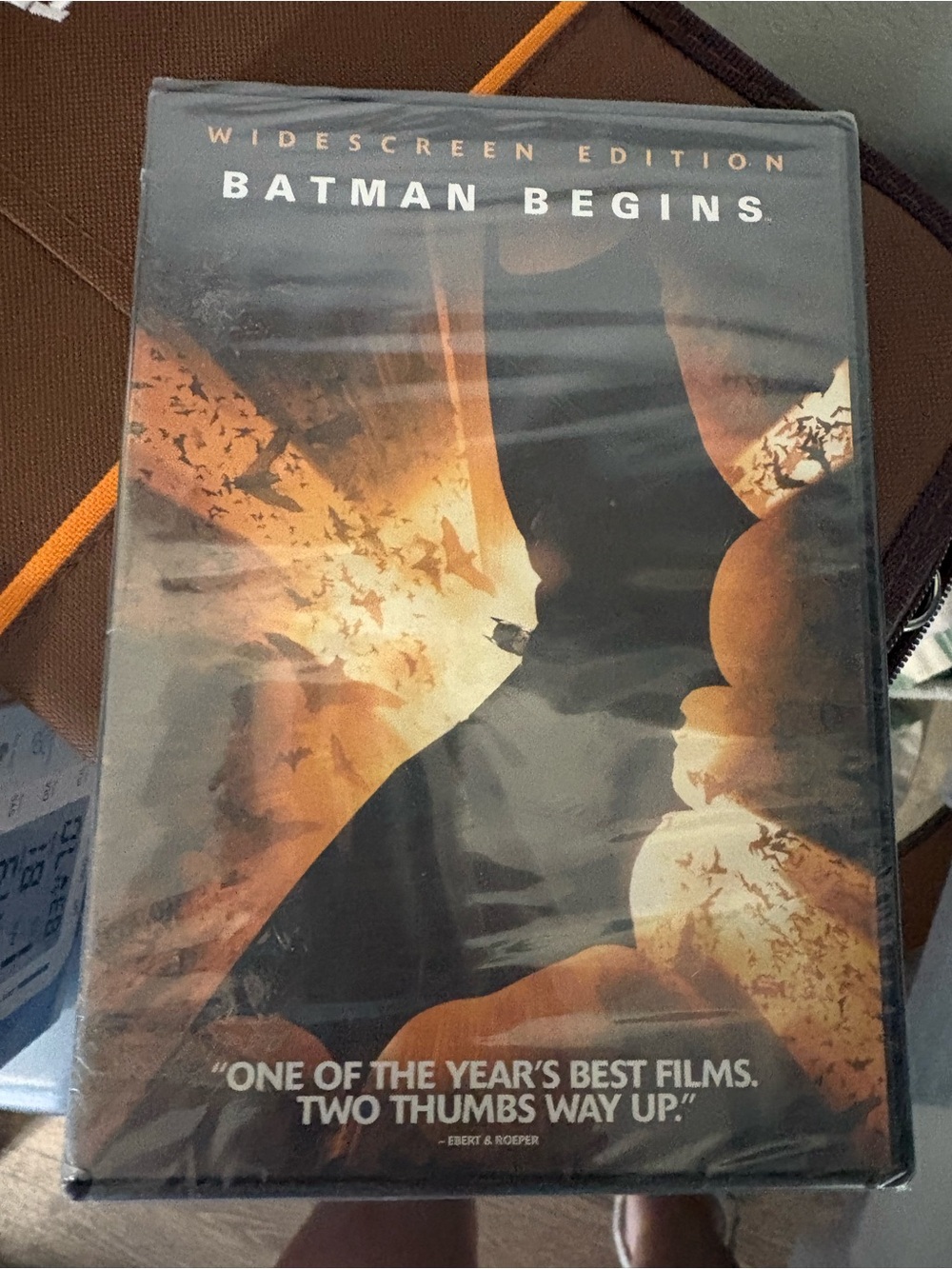 Batman Begins Widescreen Edition DVD - Black & Orange Cover